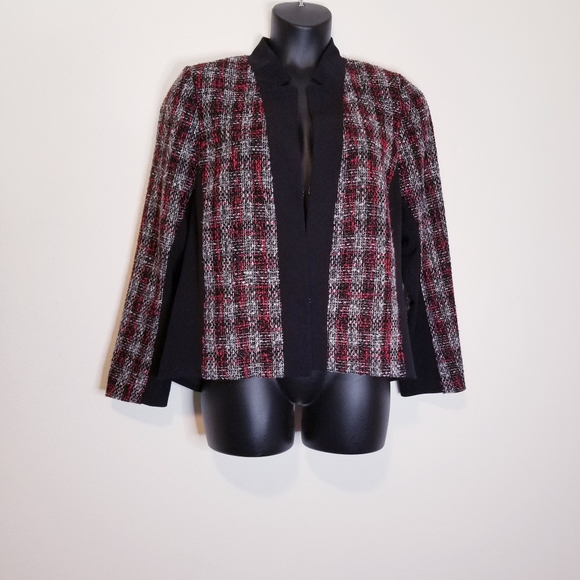 Lane Bryant Jackets & Blazers - Nwt lane Bryant tweed red/black blazer